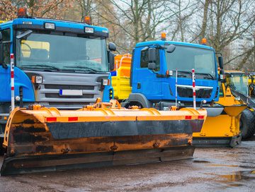 Road maintenance vehicles are exempt from the requirement to be fitted with Tachograph